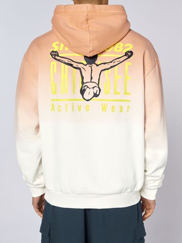 CHIEMSEE Sweatshirt ' mit Farbverlauf ' in Orange