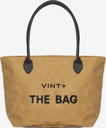 VINT+ Handbag 'Fine Bag Big' in Beige: front