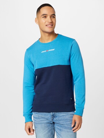 JACK & JONES - Sweatshirt em azul: frente