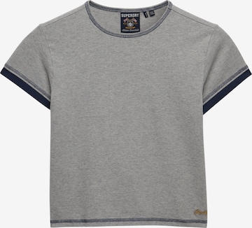 T-shirt 'Athletic Essentials' Superdry & Co en gris : devant