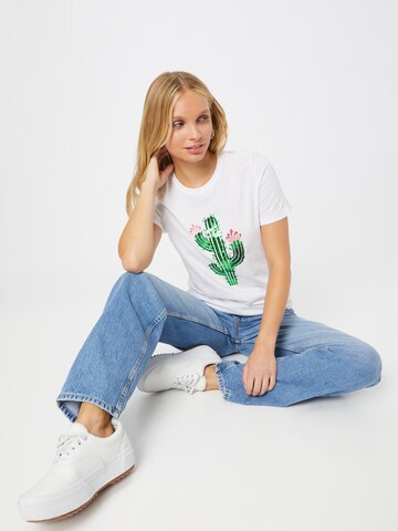 ONLY - Camiseta 'KITA' en blanco