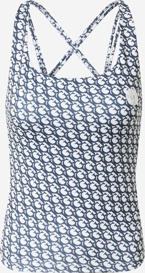 Sport top 'Caitlin' GUESS pe bleumarin / alb, Vizualizare produs