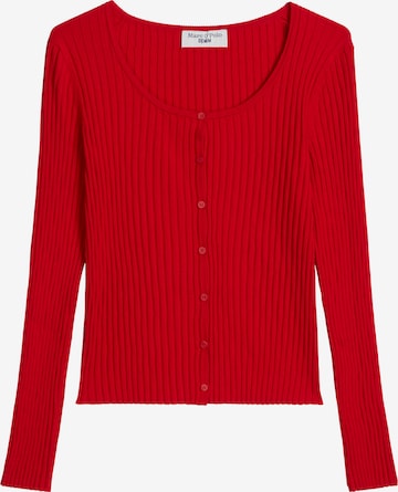 Marc O'Polo DENIM Gebreid vest in Rood: voorkant
