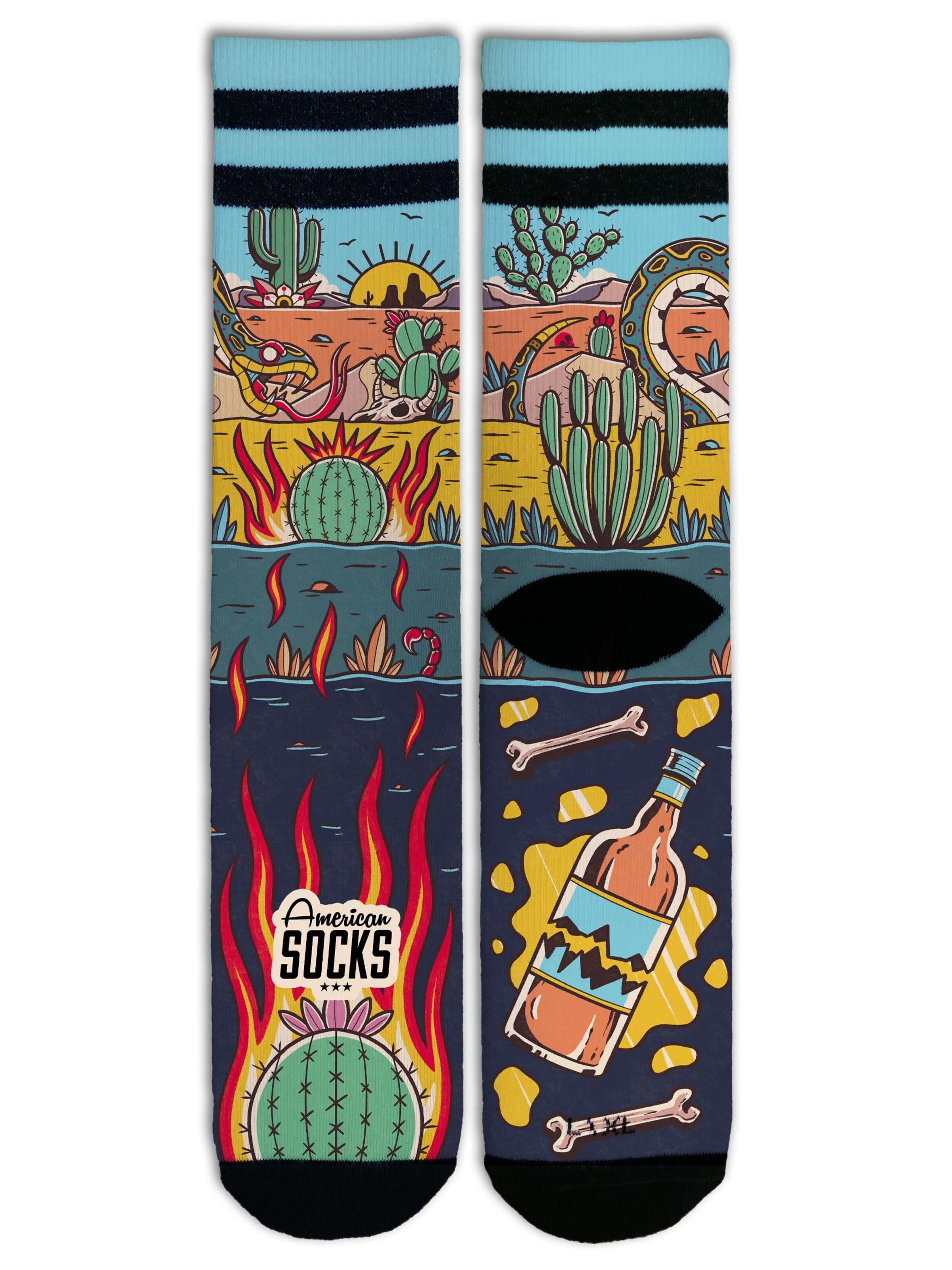 American Socks - Calcetines 'Rattlesnake - Mid High' en Mezcla de colores