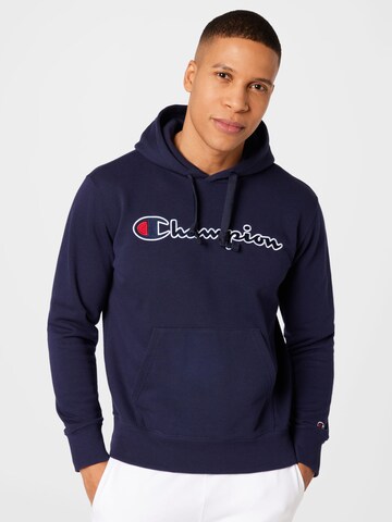 Champion Authentic Athletic Apparel Sweatshirt in Blue: front