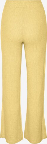 VERO MODA Flared Broek 'Sheila' in Geel