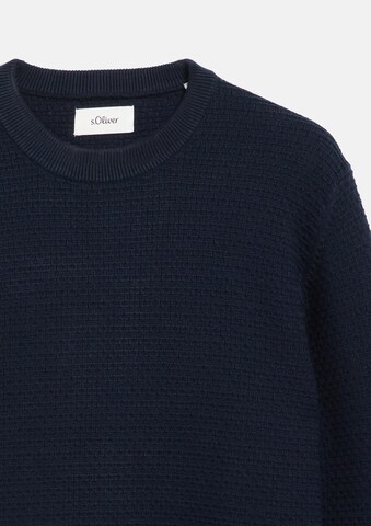 Pull-over s.Oliver en bleu : devant