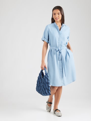 s.Oliver Shirt dress in Blue: front