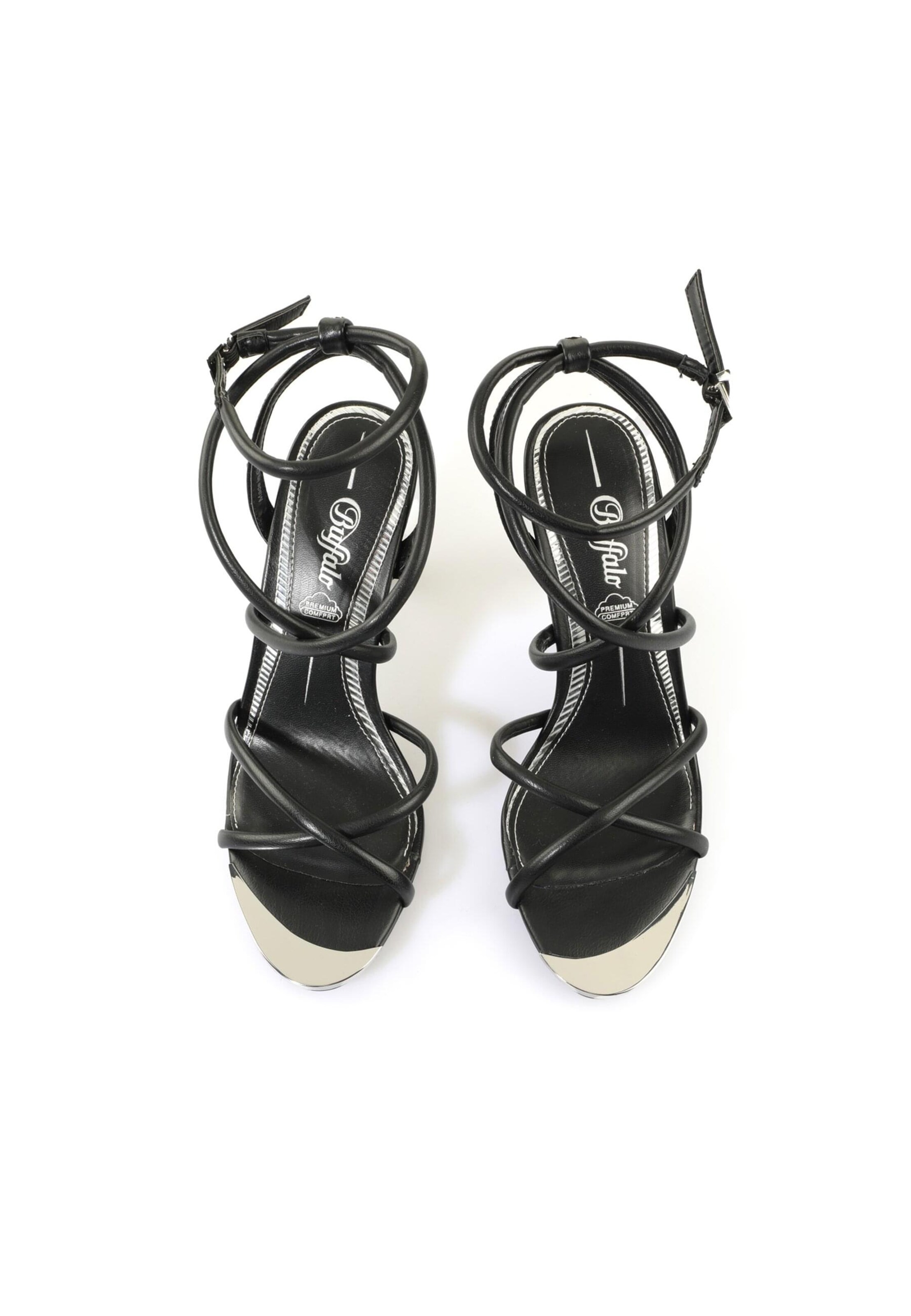 BUFFALO Strap sandal in Black