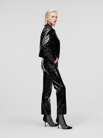 Karl Lagerfeld regular Παντελόνι σε μαύρο
