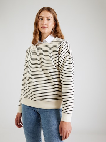 MSCH COPENHAGEN Sweatshirt 'Ima' in Beige: voorkant