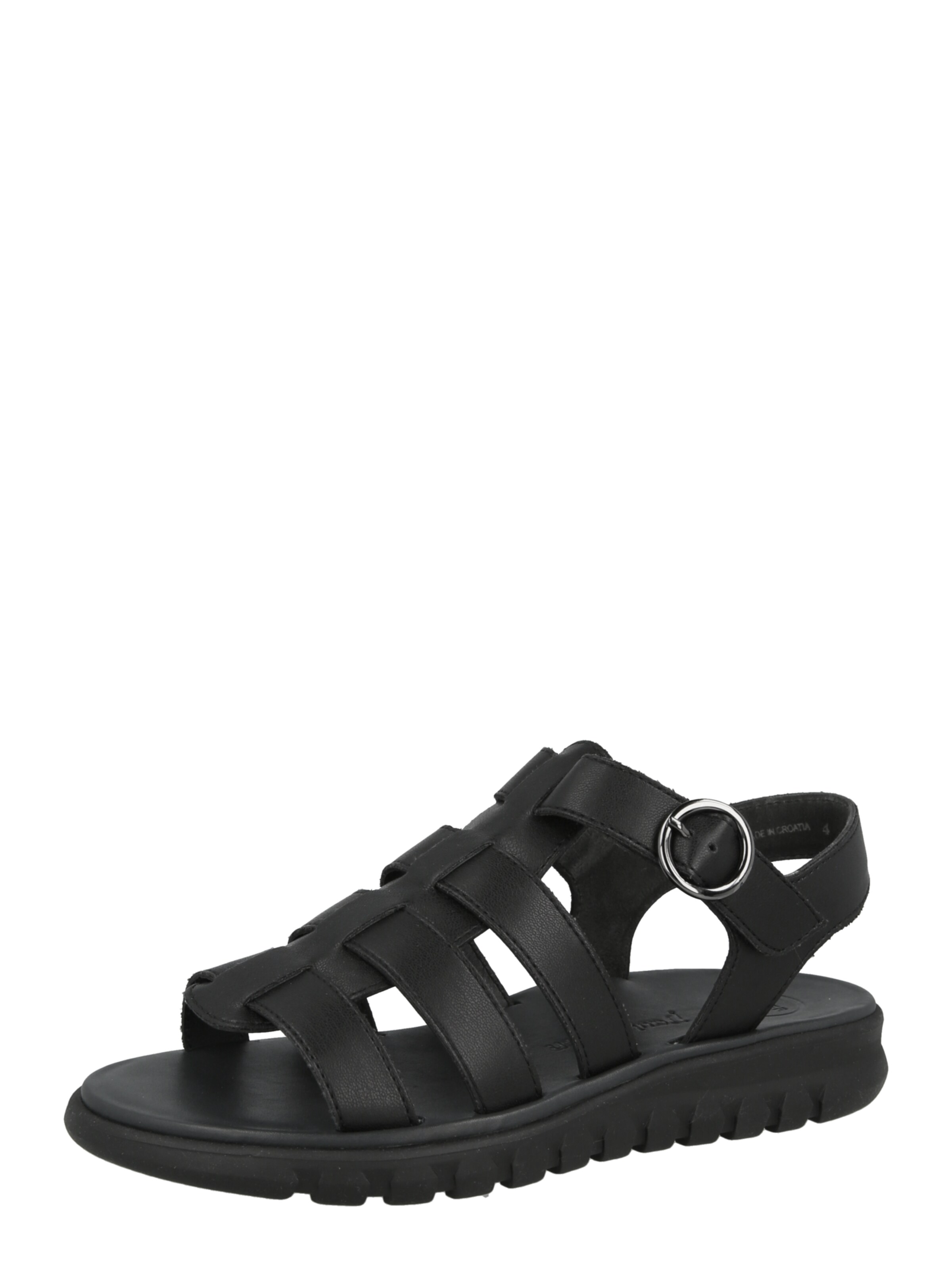 Sandales Paul Green en noir : devant