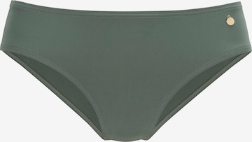 Bas de bikini LASCANA en vert : devant