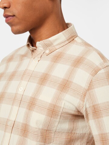 minimum Regular fit Button Up Shirt 'YONATHAN' in Beige