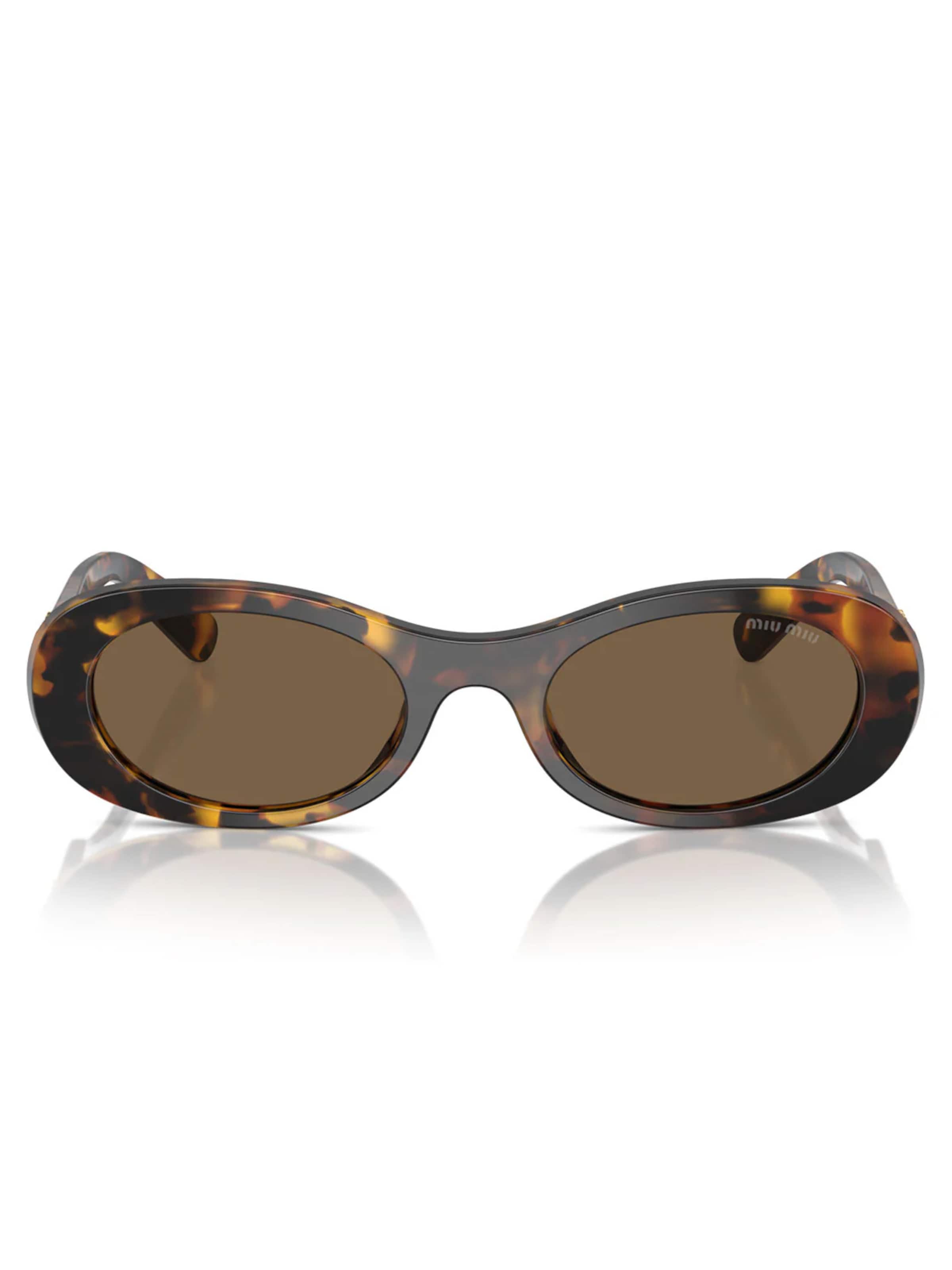 Miu Miu Sunglasses 'Marrone Scuro Donna' in Brown: front