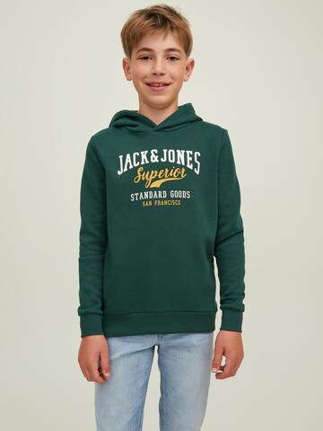 zaļš Jack & Jones Junior Sportisks džemperis: no priekšpuses