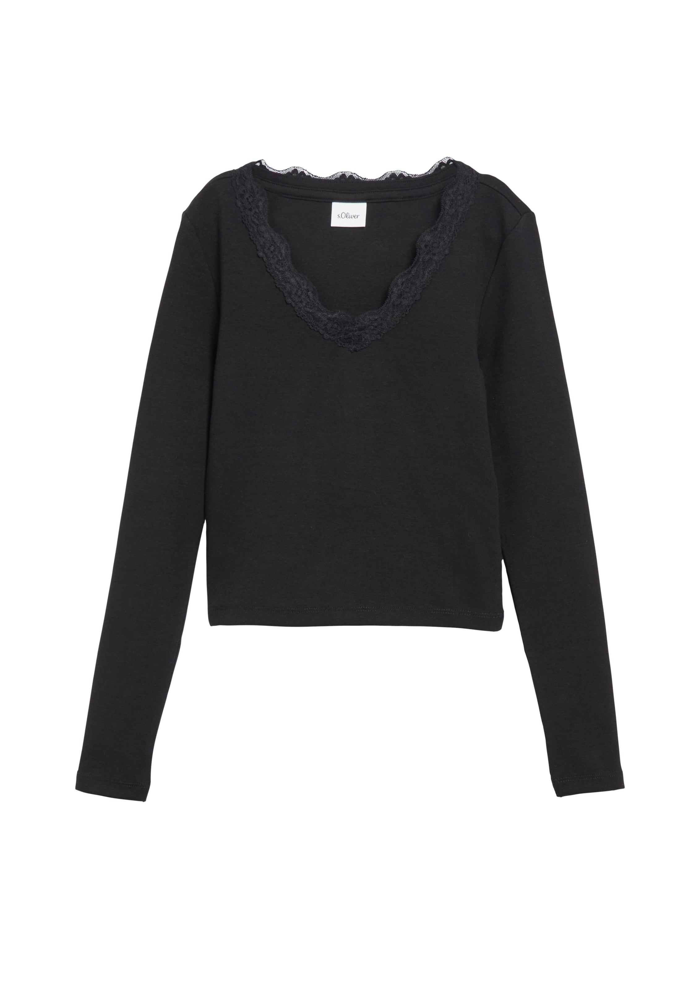 T-Shirt s.Oliver en noir : devant