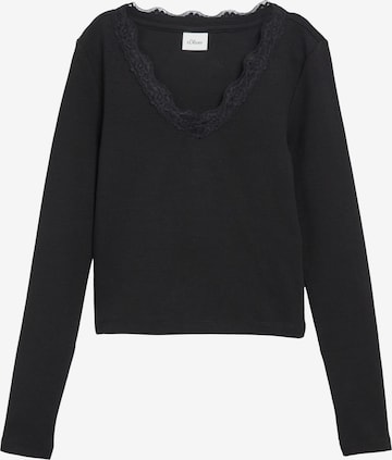 T-Shirt s.Oliver en noir : devant
