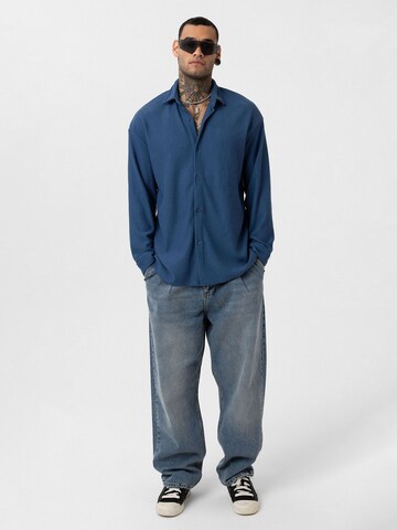 Coupe regular Chemise 'Valerio' Dandalo en bleu