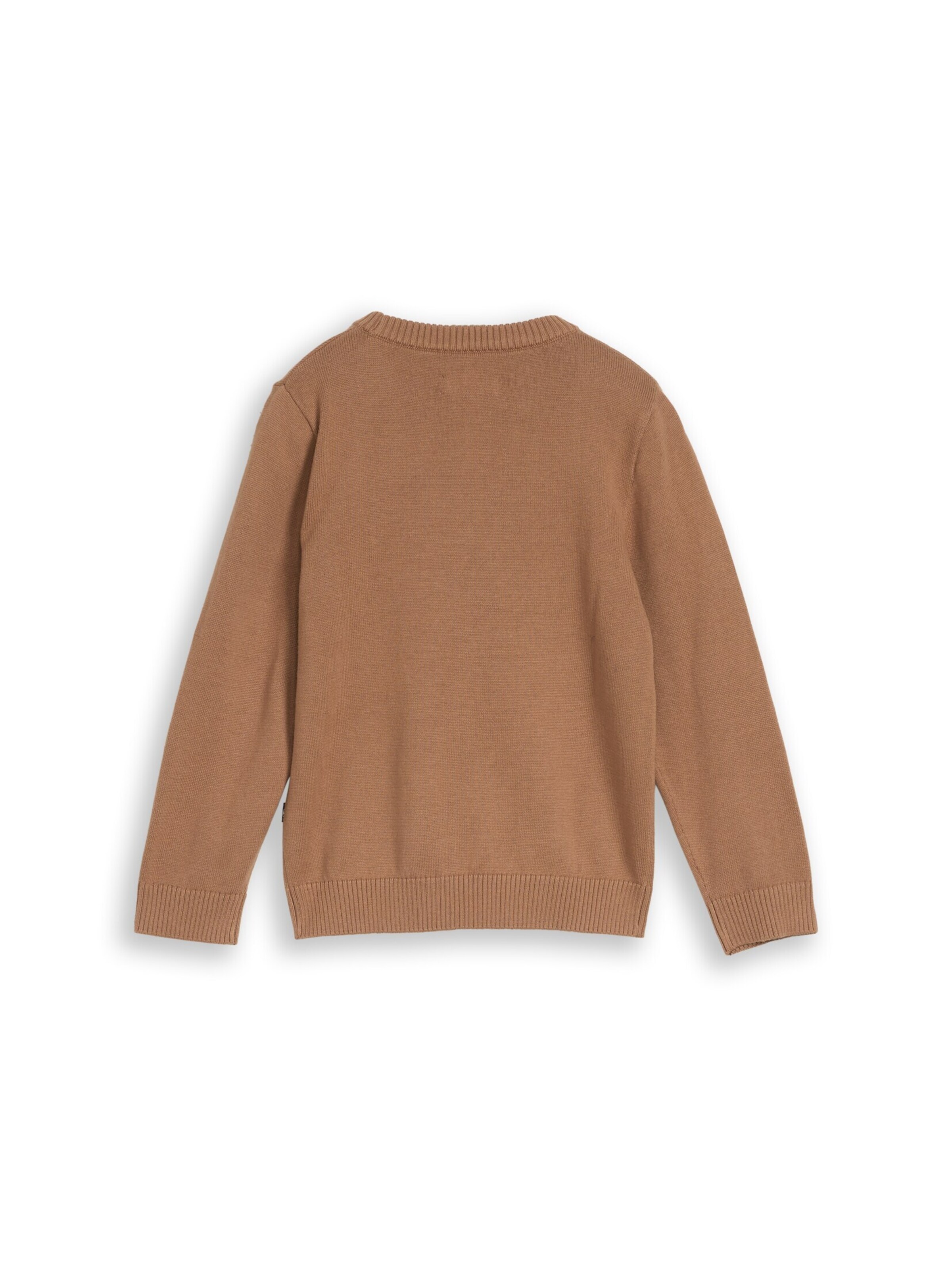 TOM TAILOR - Pullover em castanho