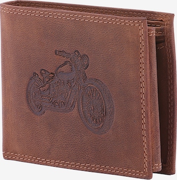 Sergio Valentini Portemonnee in Bruin: voorkant