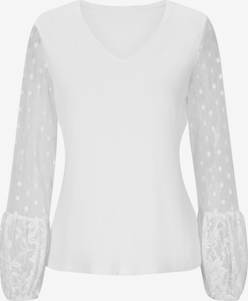 heine Blouse in Wit: voorkant