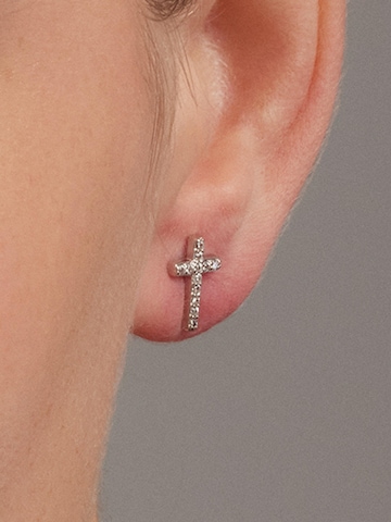Luxenter Earrings 'Zudis' in White