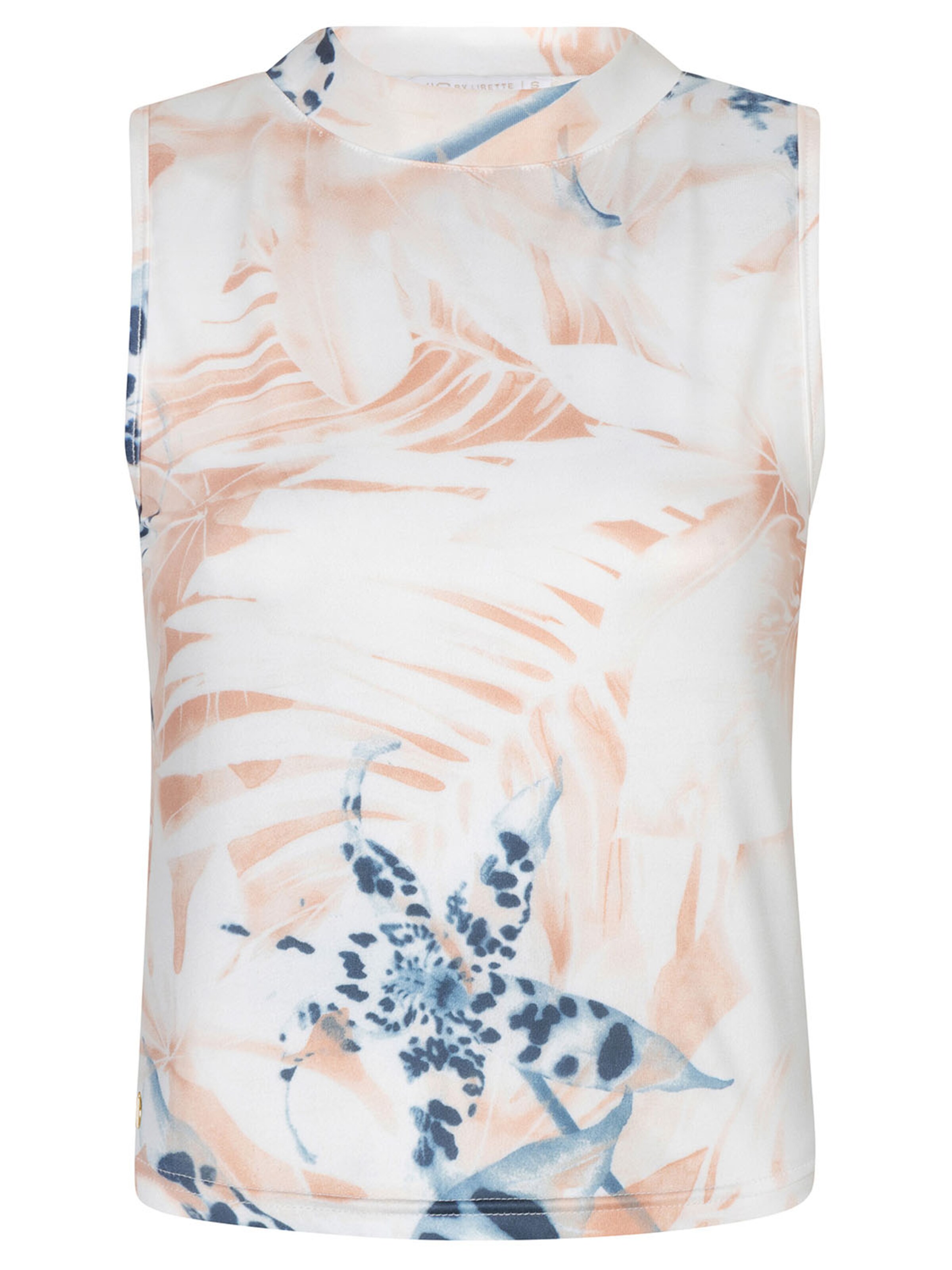 Chic by Lirette Top 'Crop top halter Contadora' in Beige: voorkant