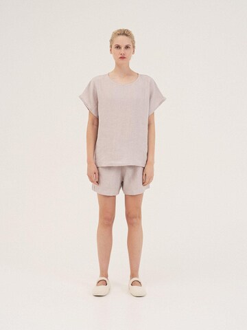 AmourLinen - Pijama 'Cloud Nine' en beige