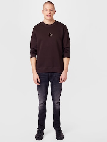 MADS NORGAARD COPENHAGEN Sweatshirt in Braun