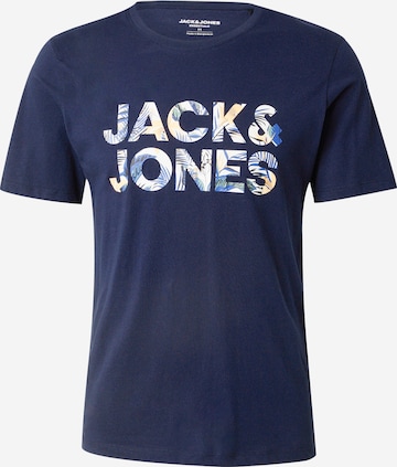 JACK & JONES T-Shirt 'JJEBryan' in Blau: Vorderseite