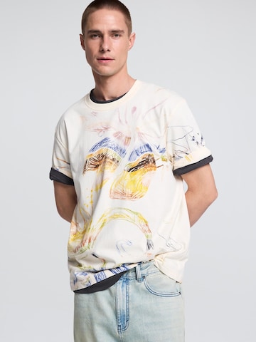 Desigual T-Shirt in Weiß: Vorderseite