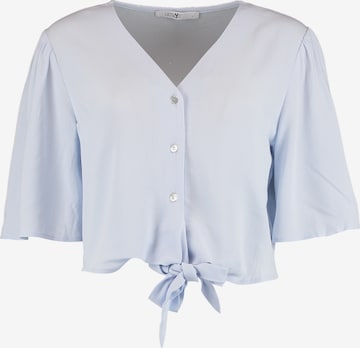 Hailys Blouse 'Fi44zz' in Blauw: voorkant