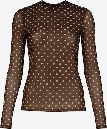 SASSYCLASSY Shirt in Brown: front