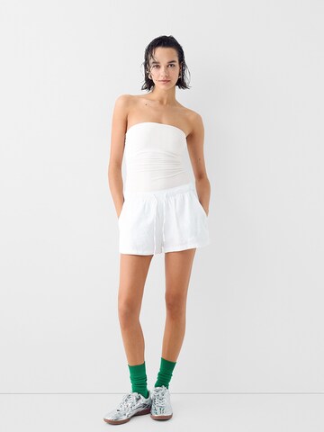Body a maglietta di Bershka in beige