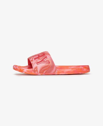Mule 'Marble' Superdry en rose