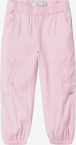 NAME IT - Pantalón 'Bella' en rosa: frente