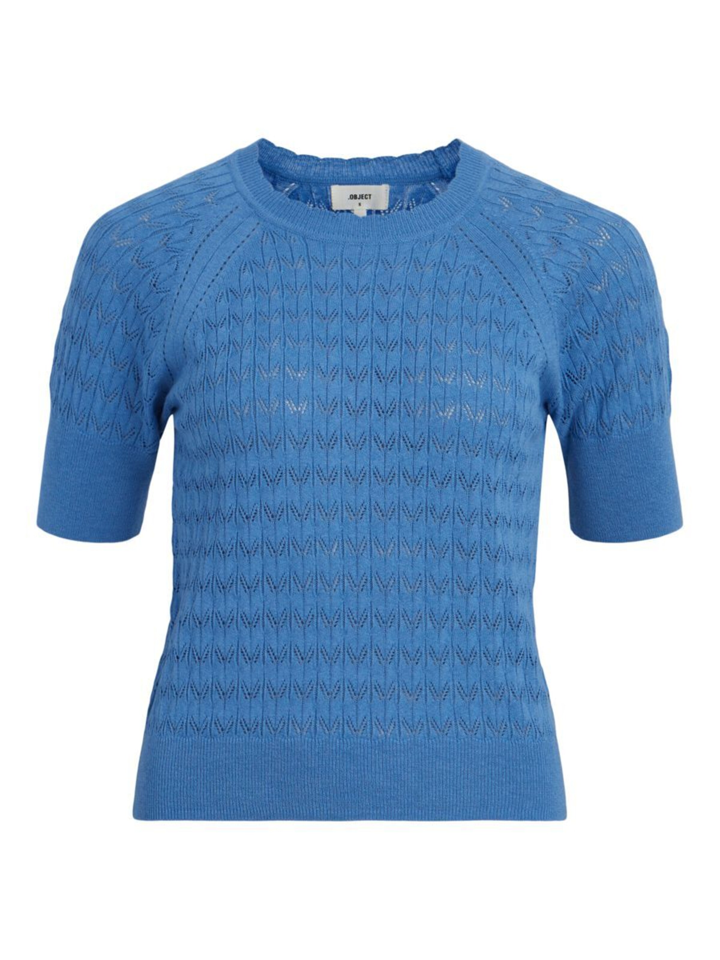 Frauen Pullover & Strick OBJECT Pullover in Blau - JW39186 Frauen Pullover & Strick OBJECT Pullover in Blau - JW39186