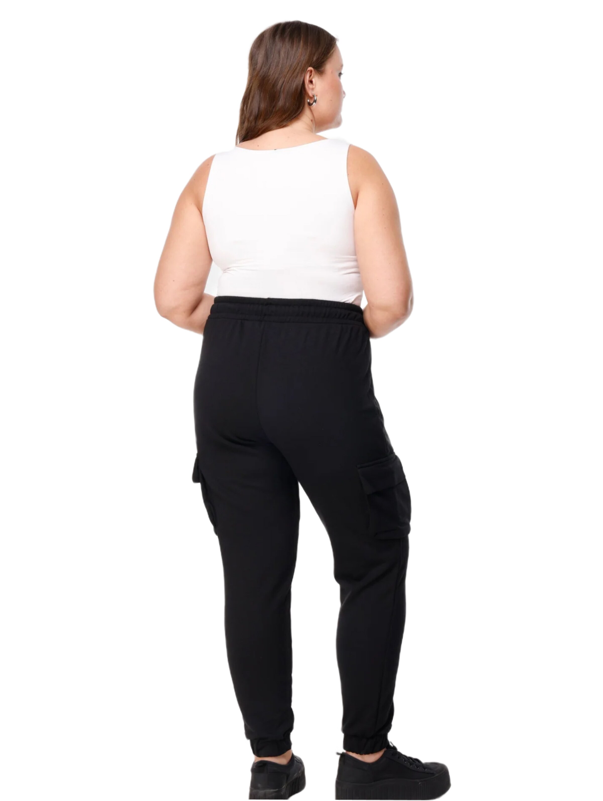 Shape Of You Tapered Hose in Schwarz