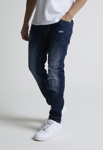 Alessandro Zavetti - Tapered Calças de ganga 'Sebastiano' em azul