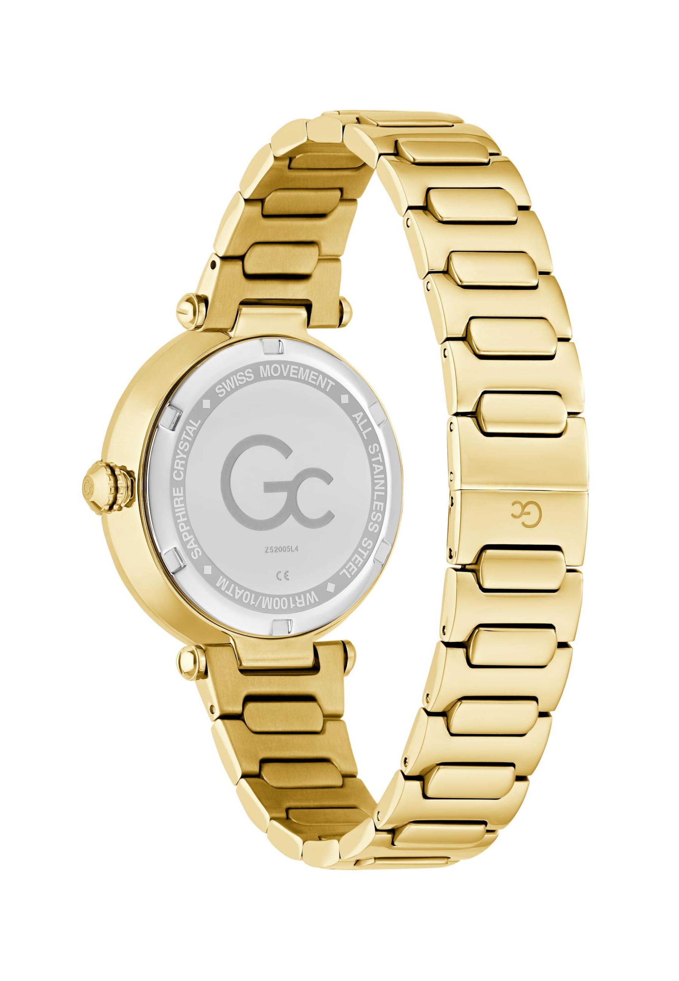 Gc Analoguhr in Gold