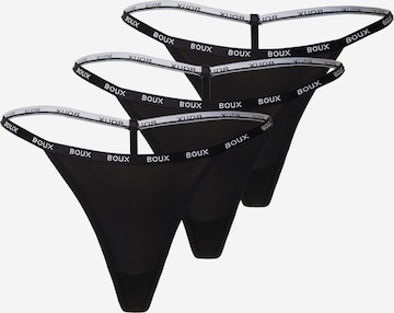 Tanga 'LUCIE' de la Boux Avenue pe negru: față