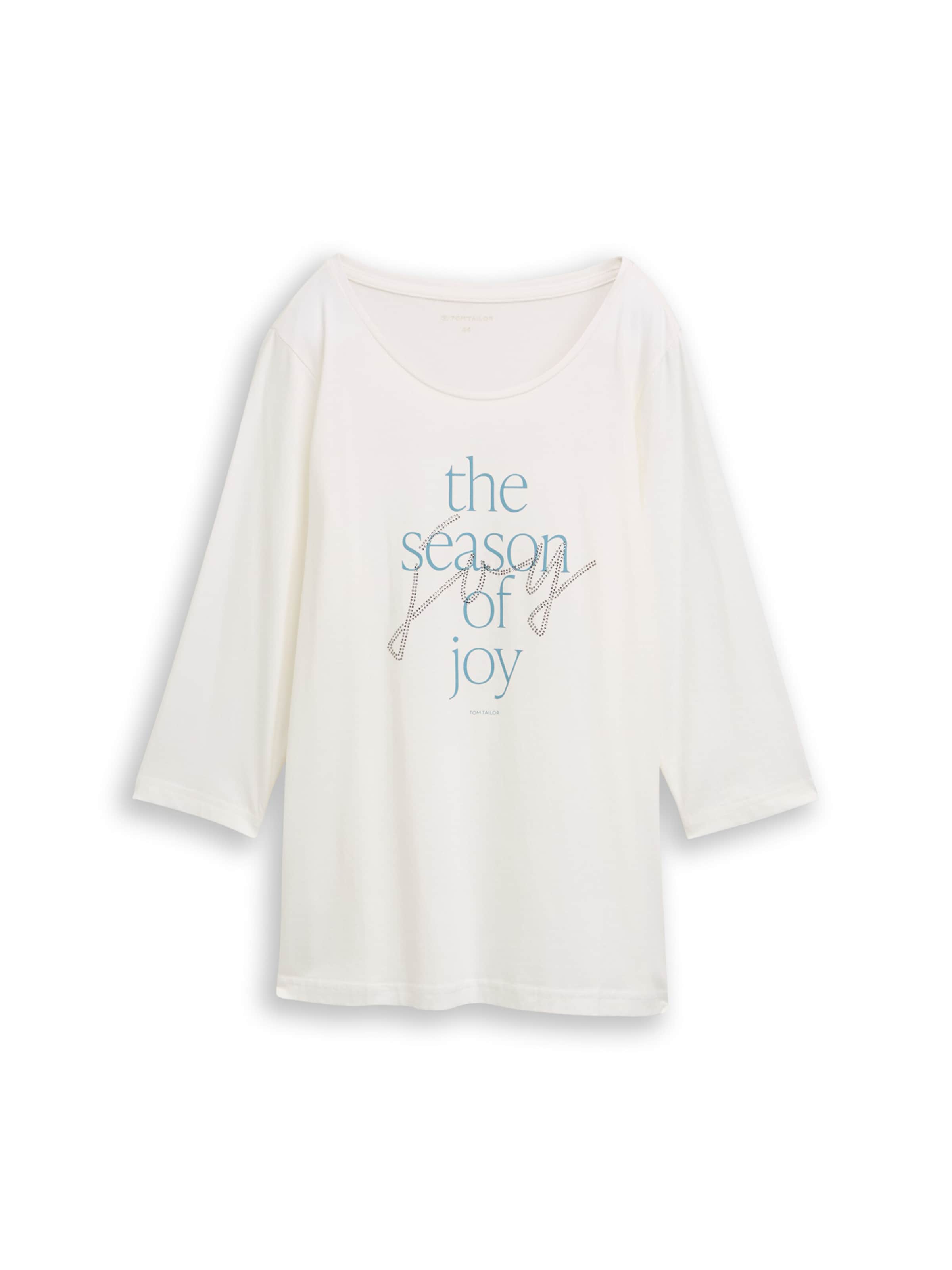 Tom Tailor Women + Μπλουζάκι σε λευκό: μπροστά