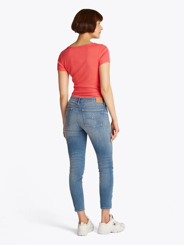 Tommy Jeans Скинни Джинсы в Синий