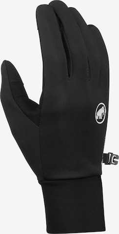MAMMUT Outdoorhandschuhe 'Astro Light' in Schwarz: Vorderseite