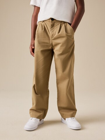 Baggy Pantalon Next en marron : devant