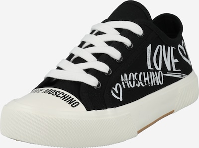 Love Moschino Baskets basses 'POP LOVE' en noir / blanc, Vue avec produit