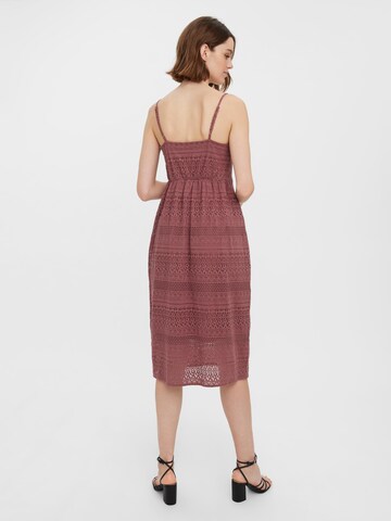 VERO MODA - Vestido 'Honey' em castanho