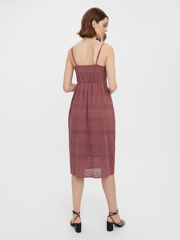 VERO MODA Kleid 'Honey' in Braun