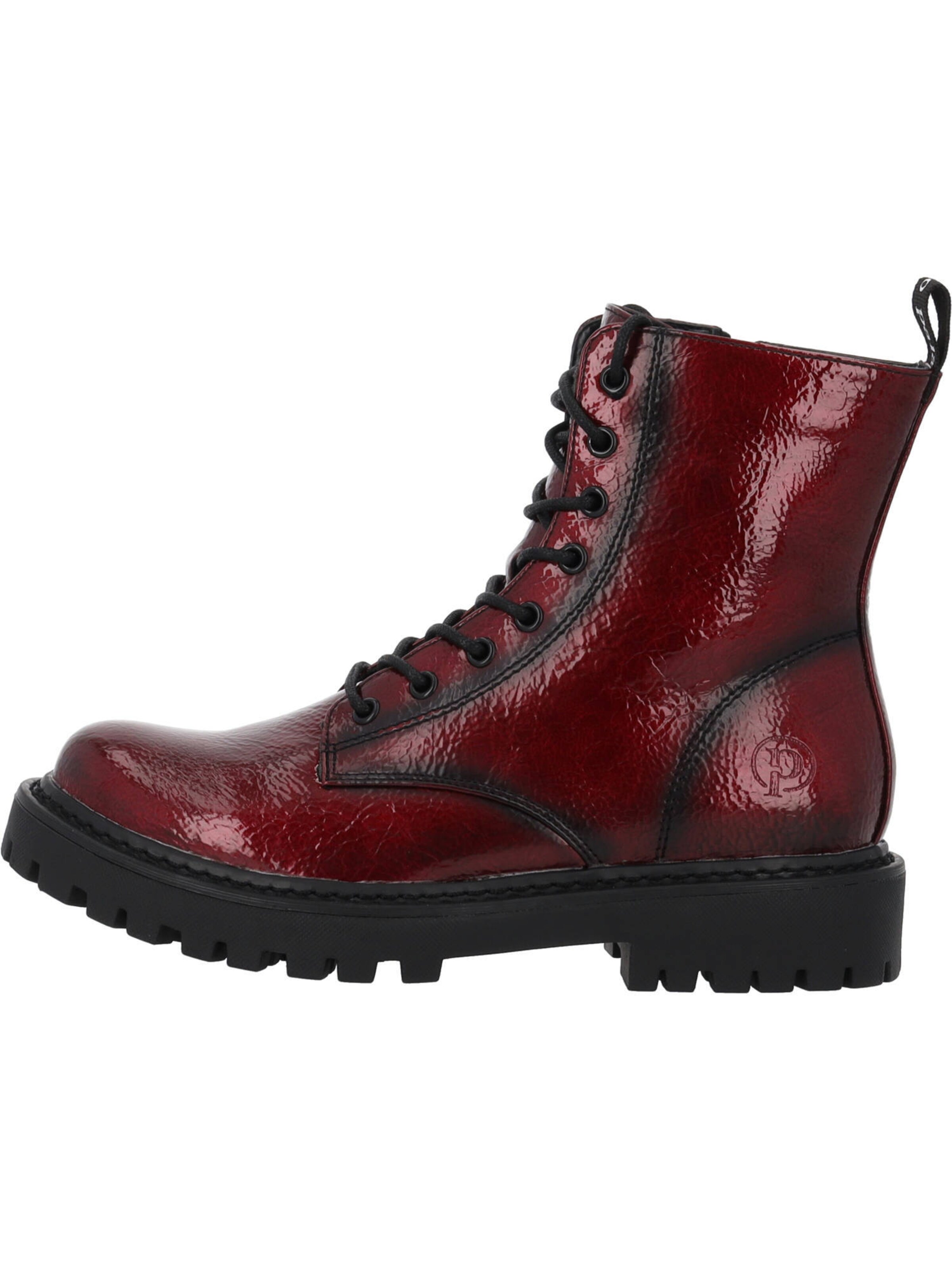 Palado Schnürstiefel 'Noleta' in Rot